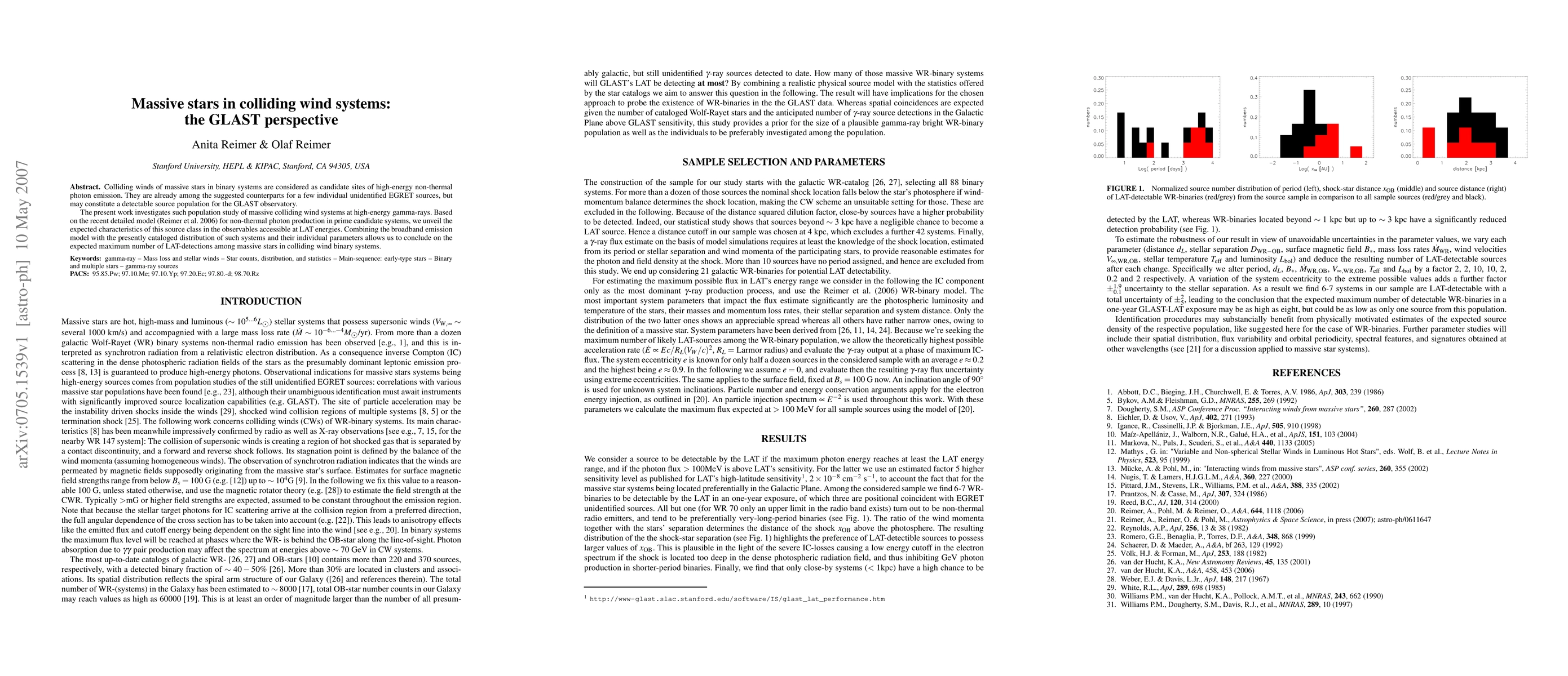 Thumbnail for Massive stars in colliding wind systems: the GLAST perspective