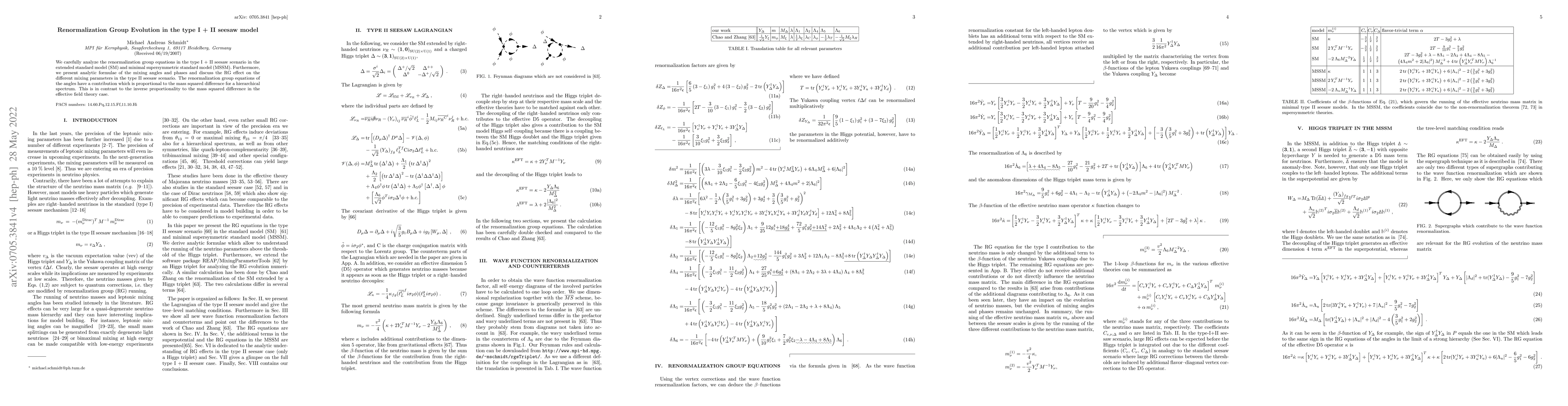 Thumbnail for Renormalization Group Evolution in the type I + II seesaw model