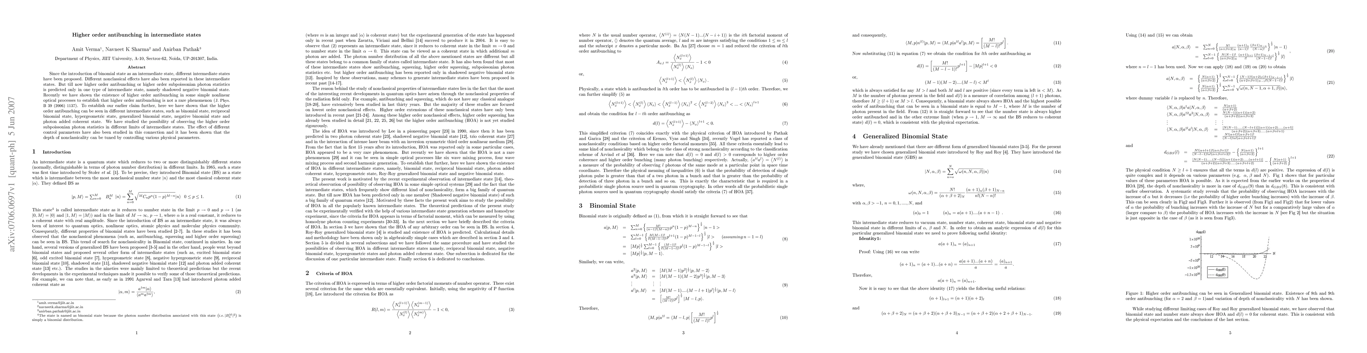 Thumbnail for Higher order antibunching in intermediate states