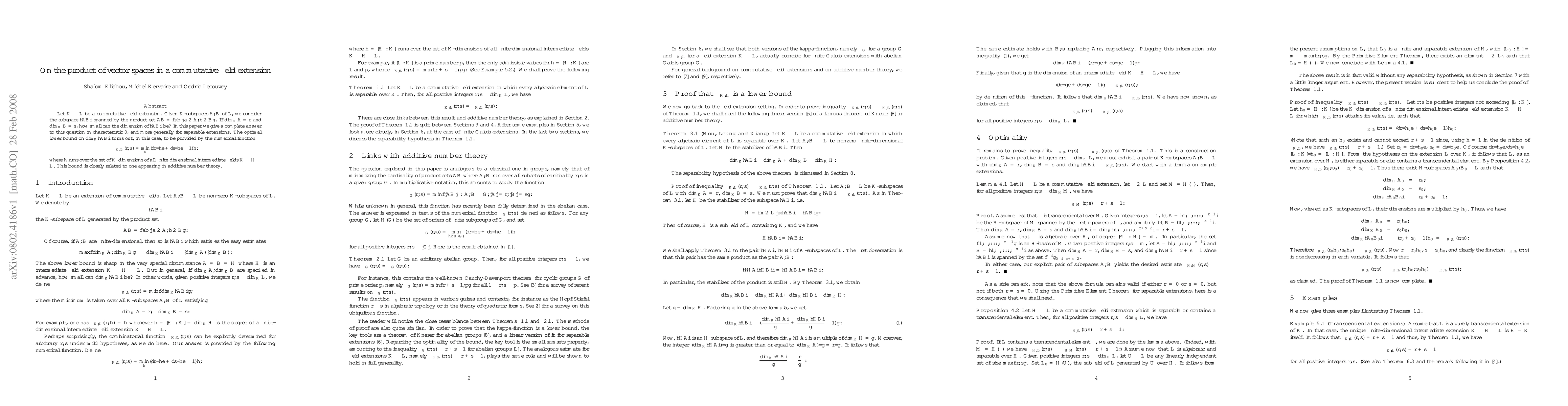 Thumbnail for On the product of vector spaces in a commutative field extension