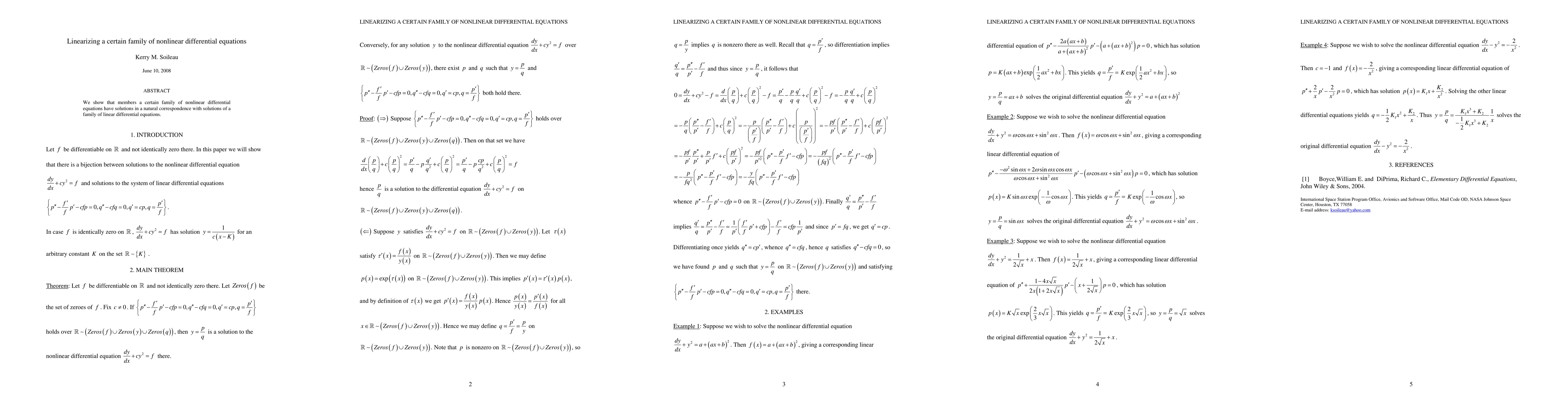 Thumbnail for Linearizing a certain family of nonlinear differential equations