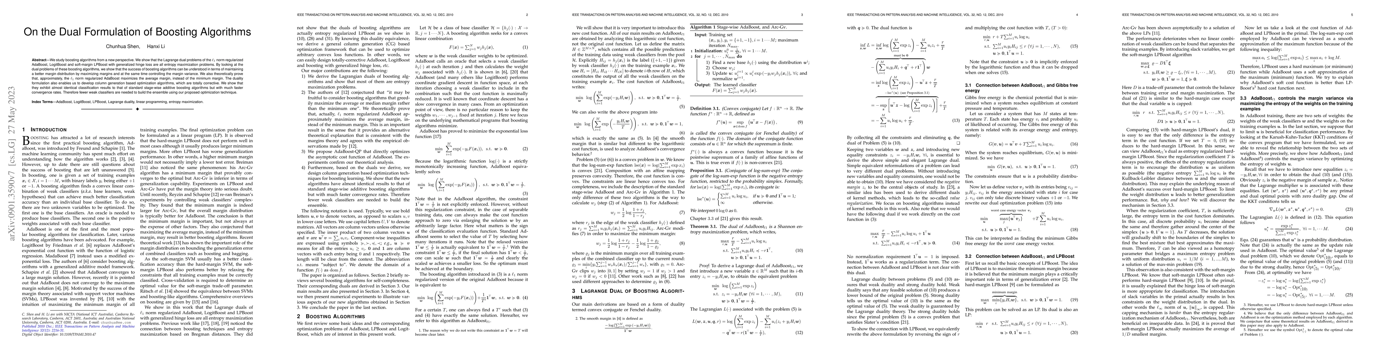 Thumbnail for On the Dual Formulation of Boosting Algorithms