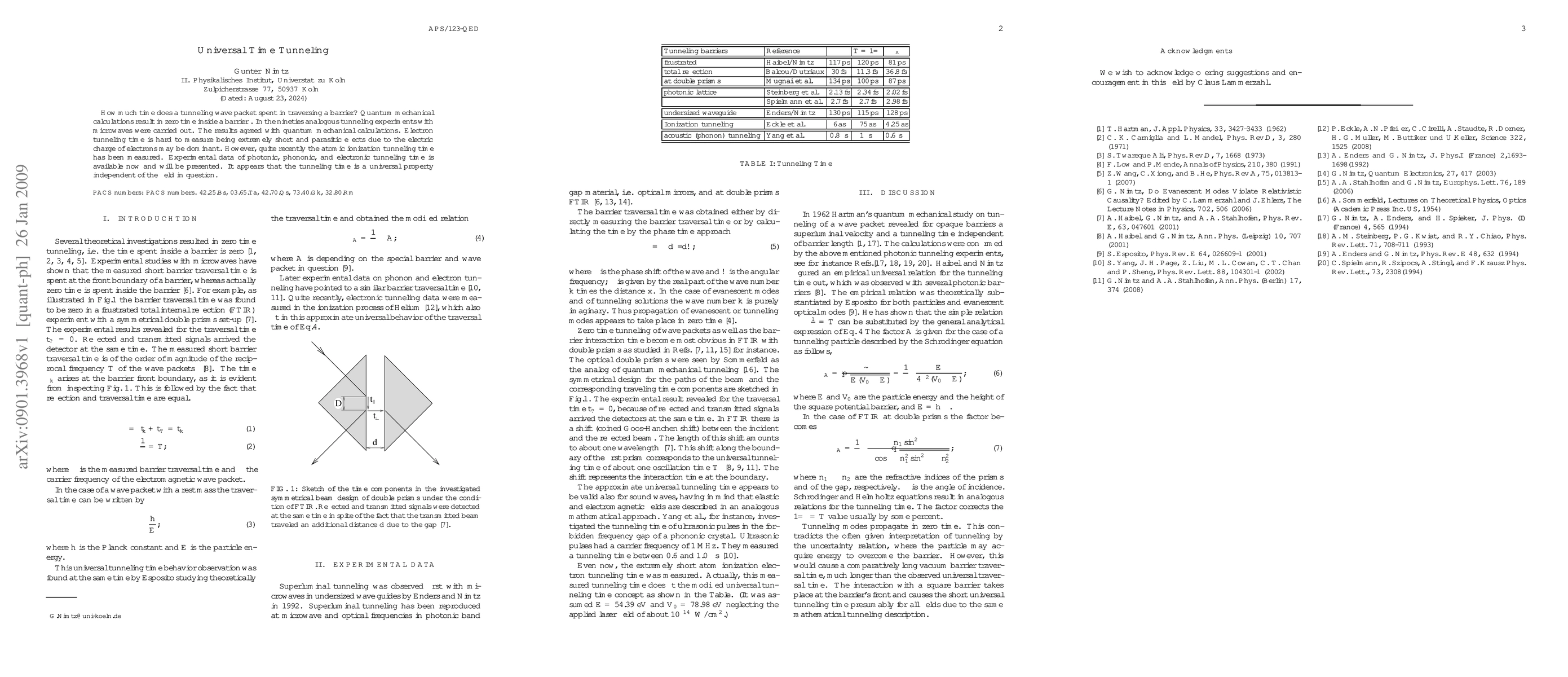 Thumbnail for Universal Time Tunneling