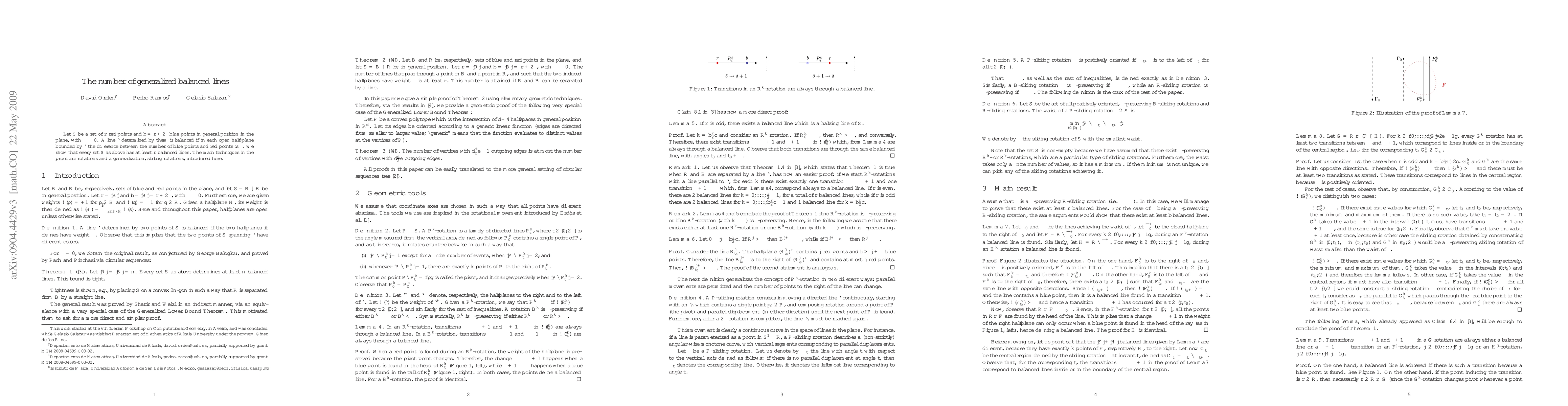 Thumbnail for The number of generalized balanced lines