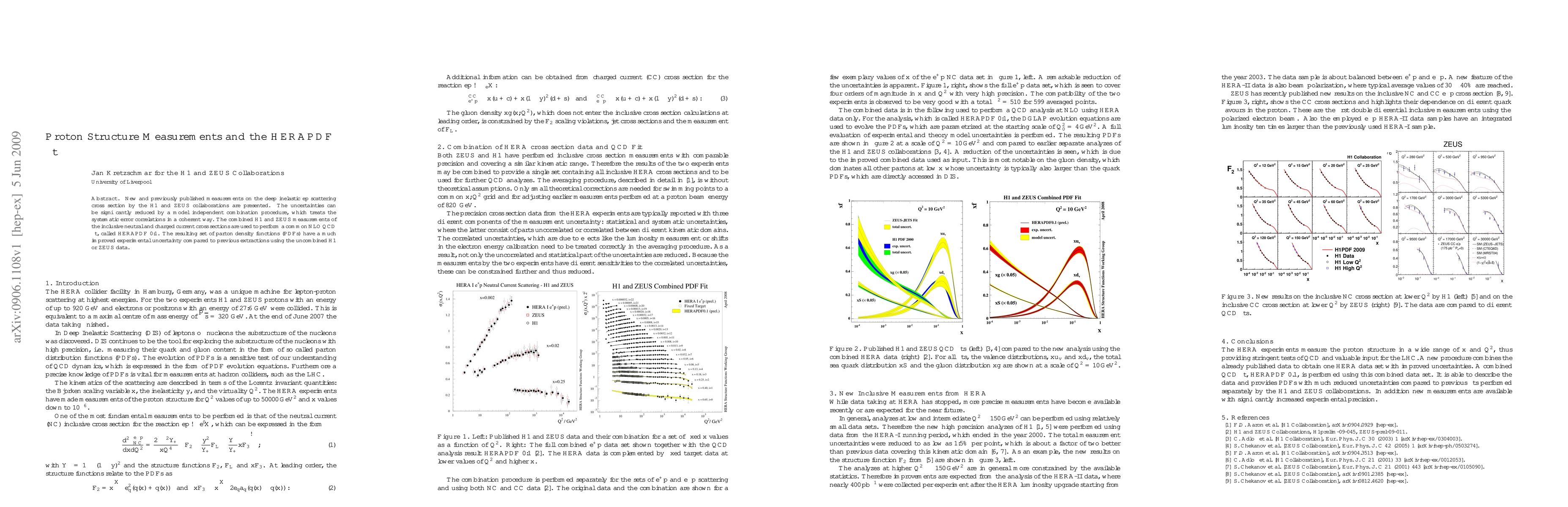 Thumbnail for Proton Structure Measurements and the HERAPDF fit