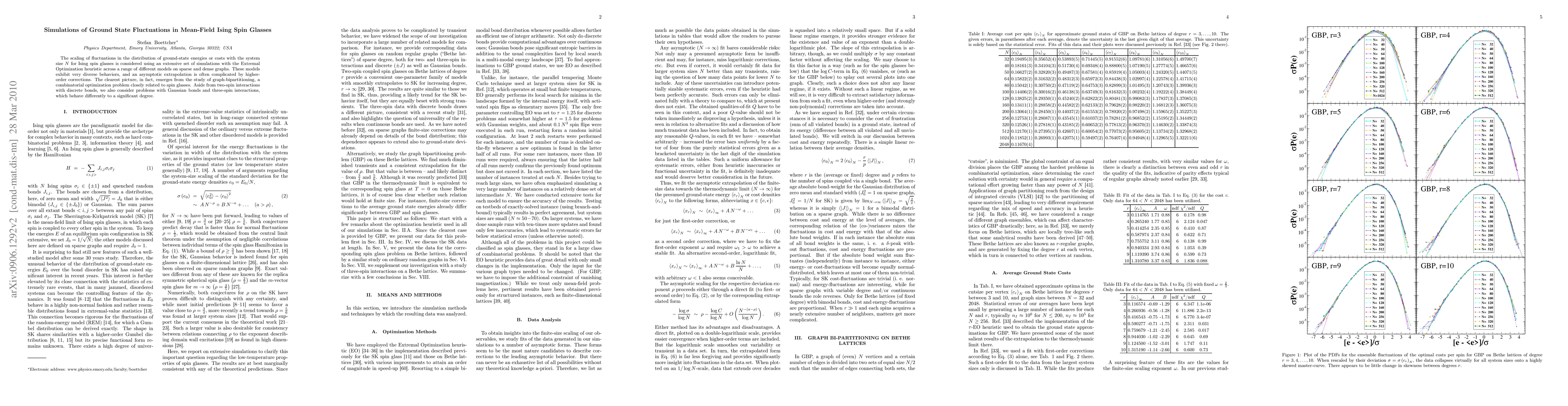 Thumbnail for Simulations of Ground State Fluctuations in Mean-Field Ising Spin
  Glasses