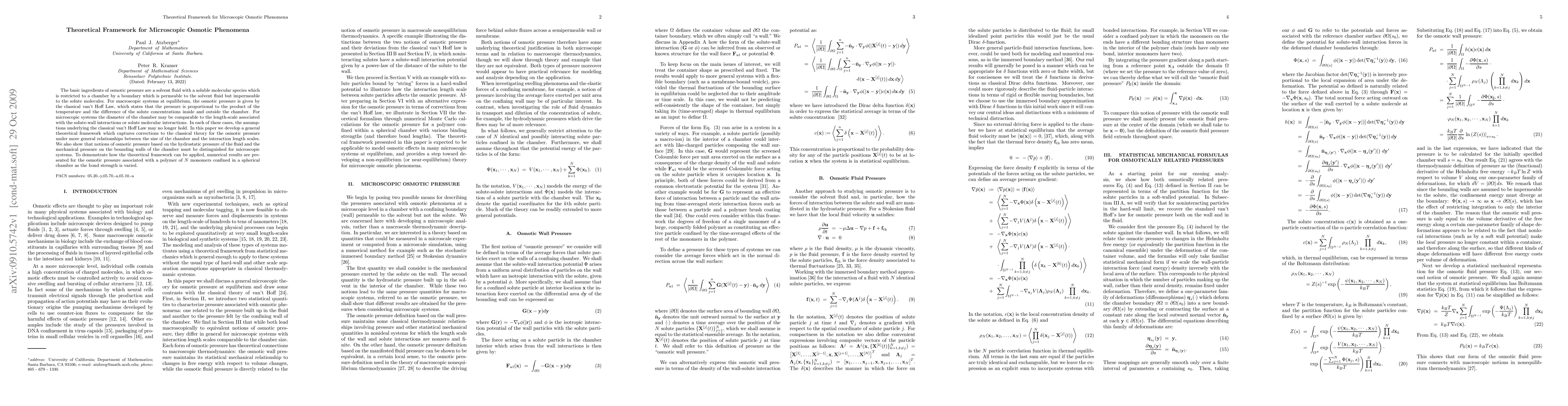 Thumbnail for Theoretical Framework for Microscopic Osmotic Phenomena