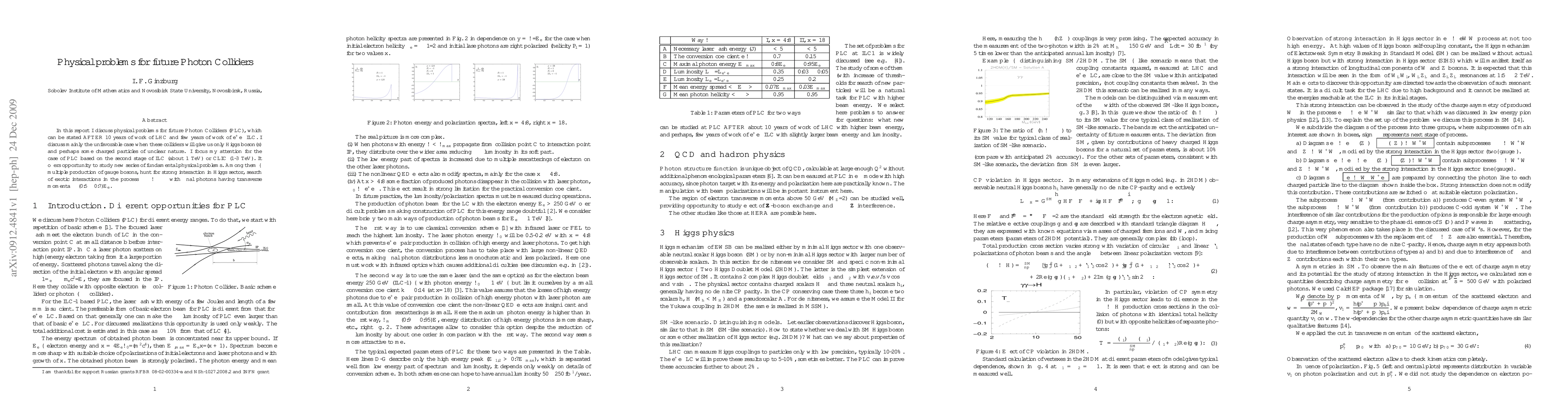 Thumbnail for Physical problems for future Photon Colliders