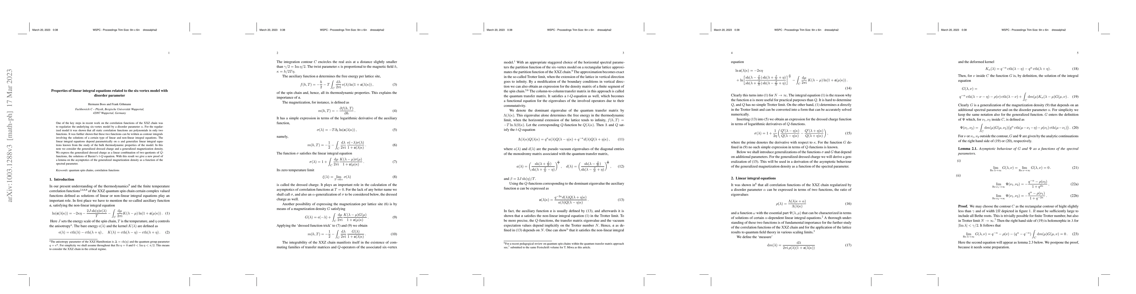 Thumbnail for Properties of linear integral equations related to the six-vertex model
  with disorder parameter