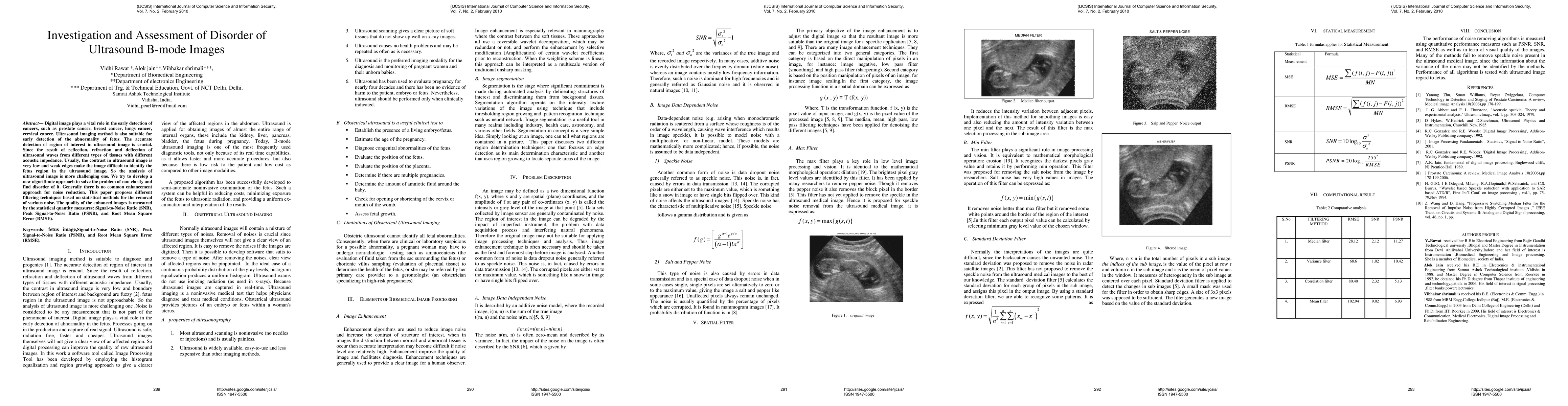 Thumbnail for Investigation and Assessment of Disorder of Ultrasound B-mode Images