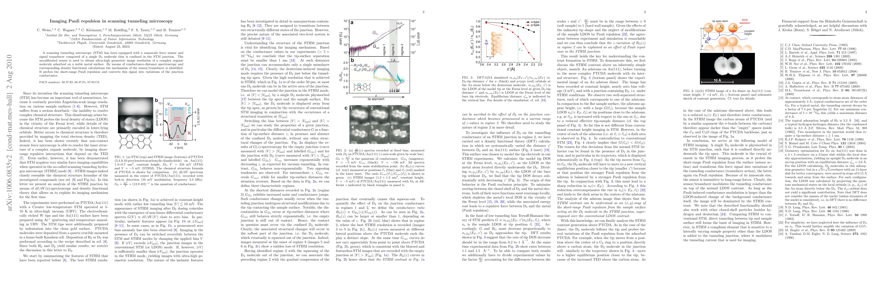 Thumbnail for Imaging Pauli repulsion in scanning tunneling microscopy