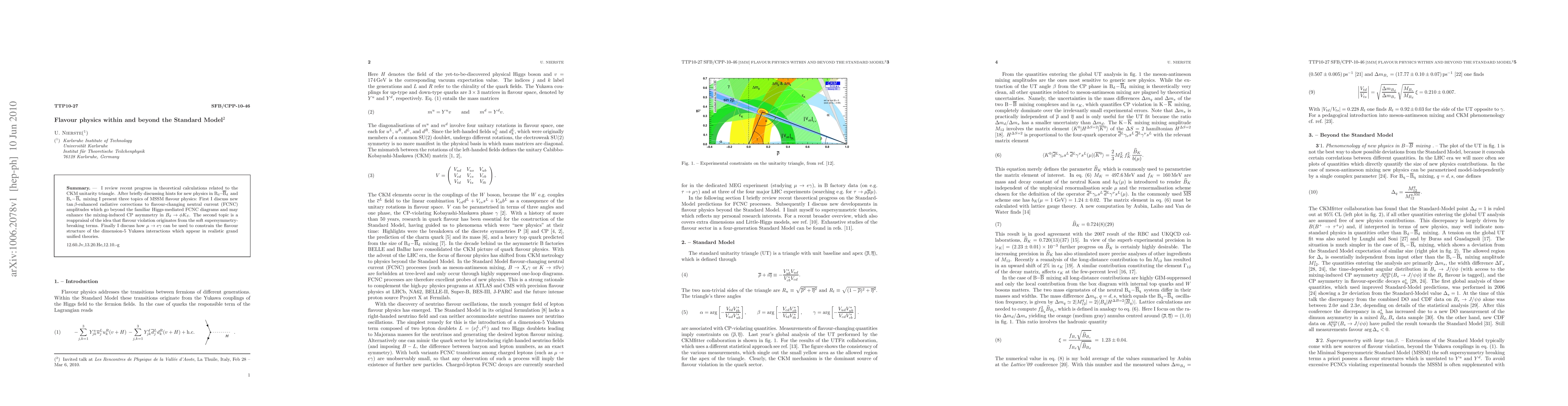 Thumbnail for Flavor physics within and beyond the Standard Model