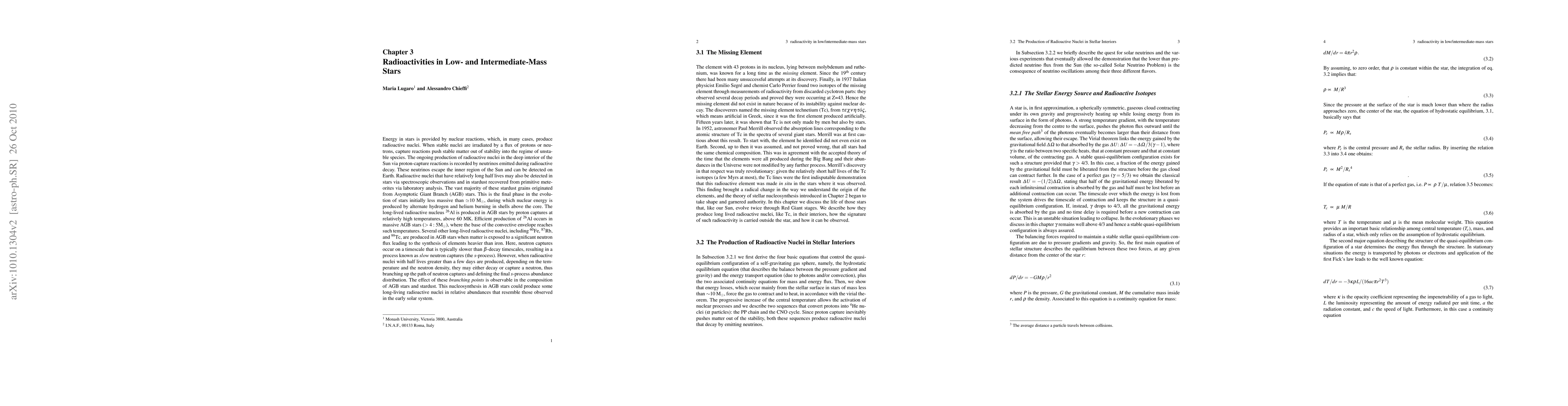Thumbnail for Radioactivities in Low- and Intermediate-Mass Stars