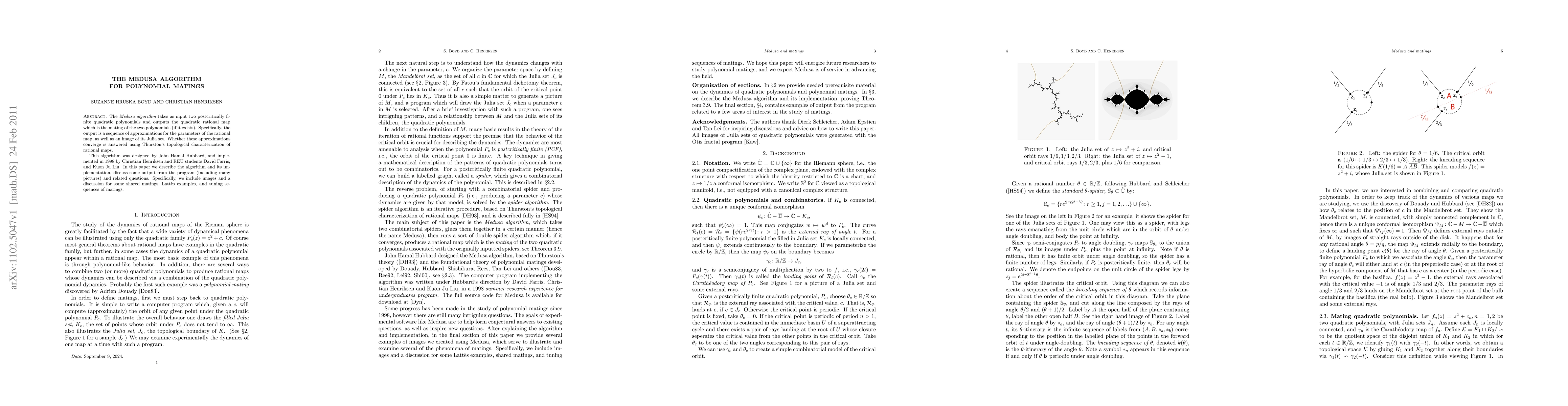 Thumbnail for The Medusa Algorithm for Polynomial Matings