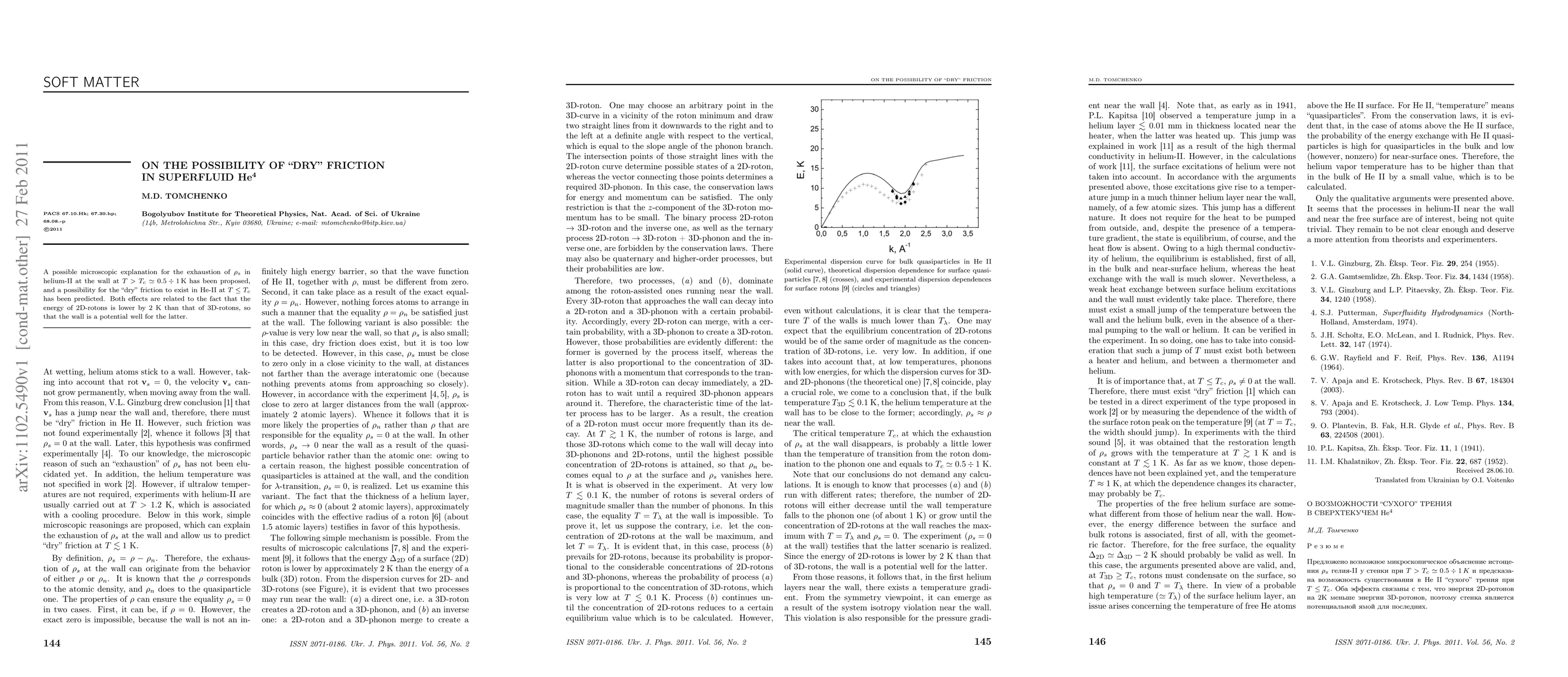Thumbnail for On the Possibility of "Dry" Friction in Superfluid He-4