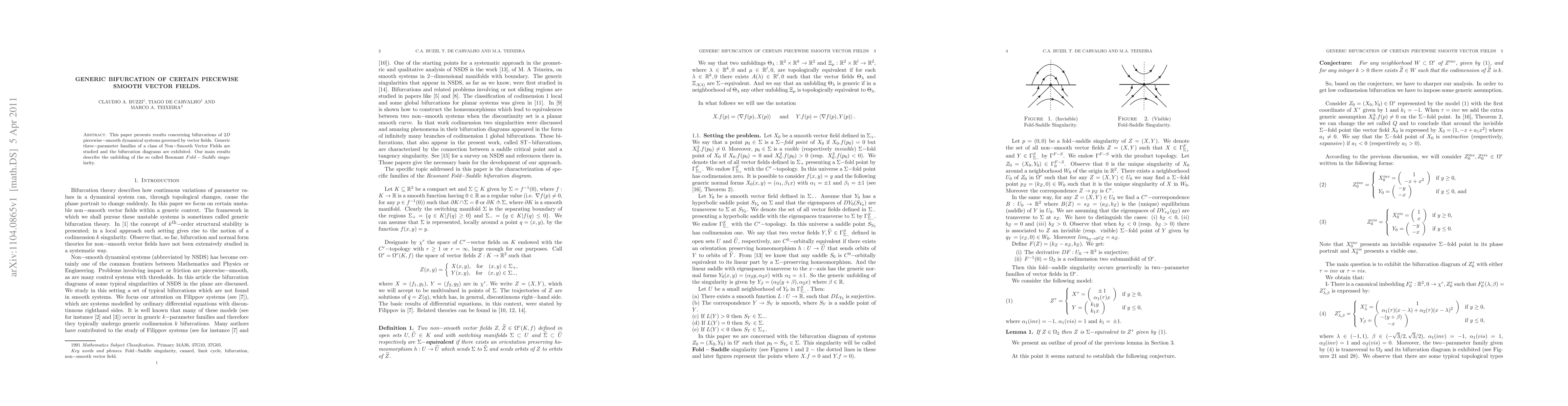 Thumbnail for Generic bifurcation of certain piecewise smooth vector fields
