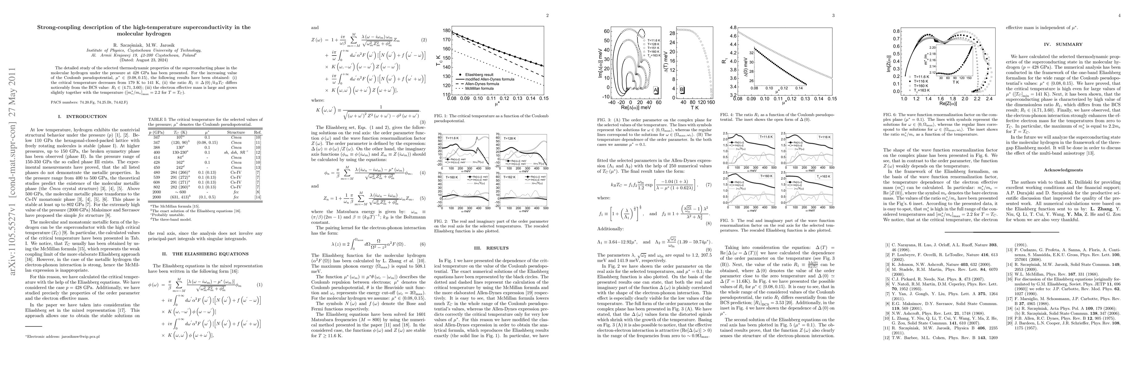 Thumbnail for Strong-coupling description of the high-temperature superconductivity in
  the molecular hydrogen
