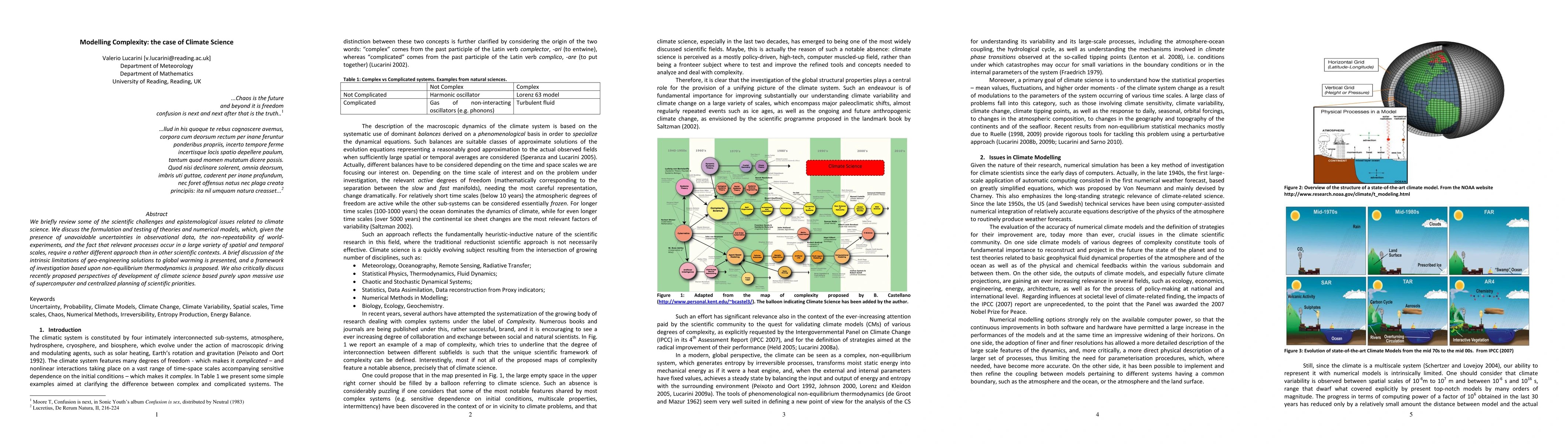 Thumbnail for Modelling Complexity: the case of Climate Science