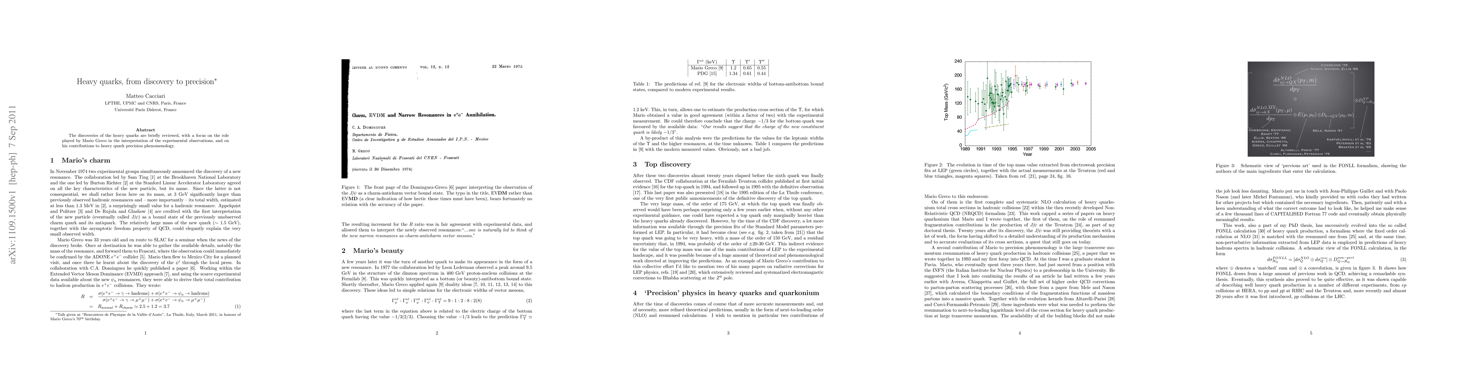 Thumbnail for Heavy quarks, from discovery to precision