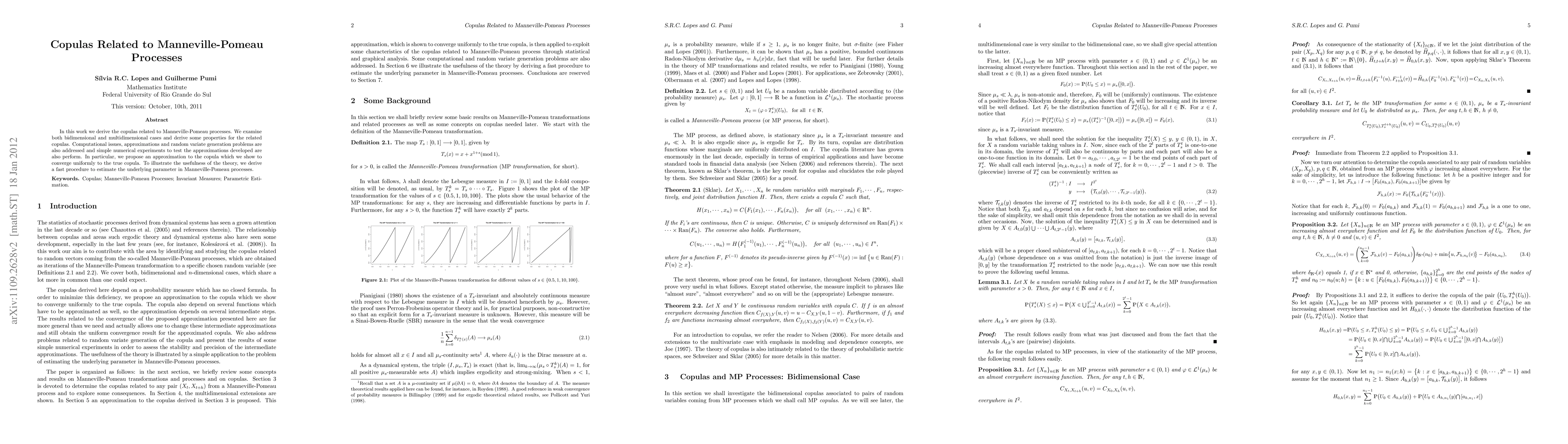 Thumbnail for Copulas Related to Manneville-Pomeau Processes