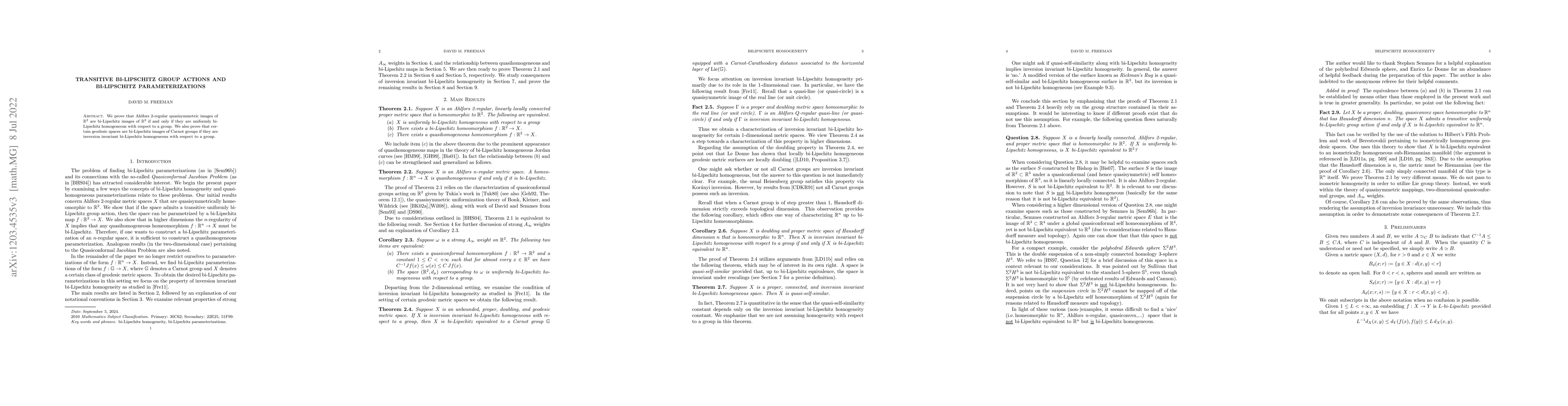 Thumbnail for Transitive bi-Lipschitz group actions and bi-Lipschitz parameterizations