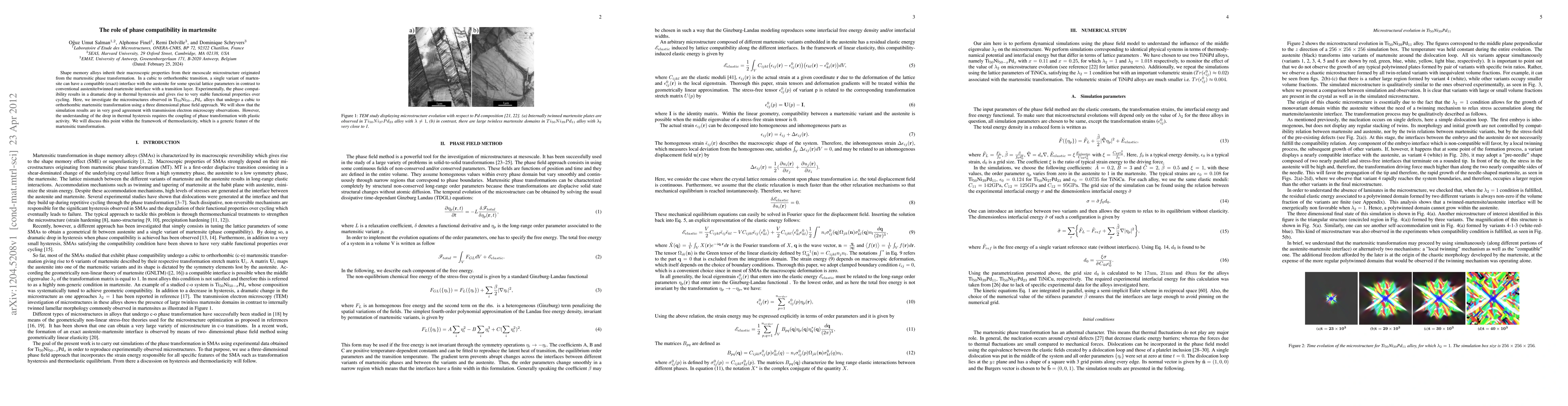 Thumbnail for The role of phase compatibility in martensite