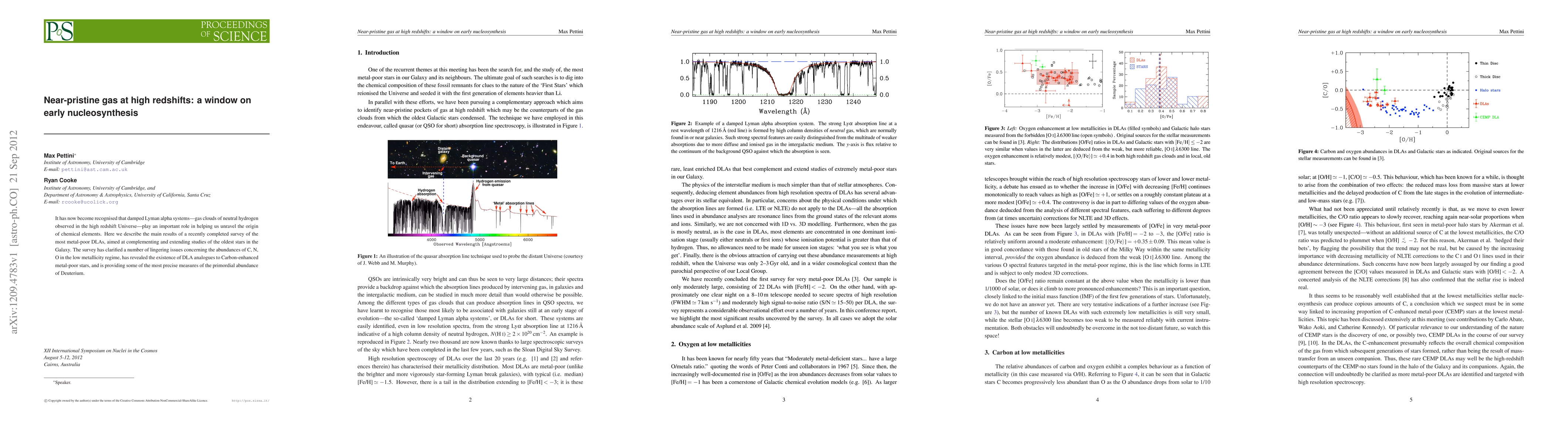 Thumbnail for Near-pristine gas at high redshifts: a window on early nucleosynthesis