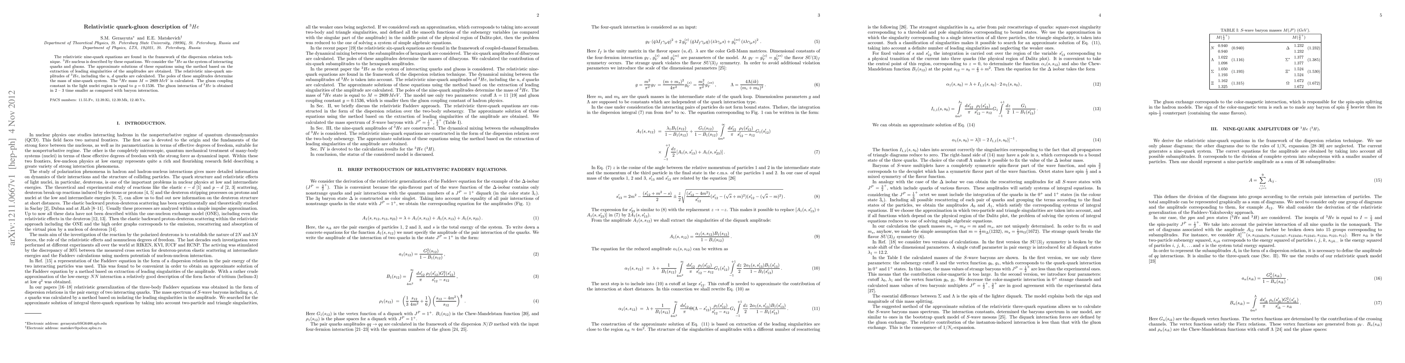 Thumbnail for Relativistic quark-gluon description of $^3 He$