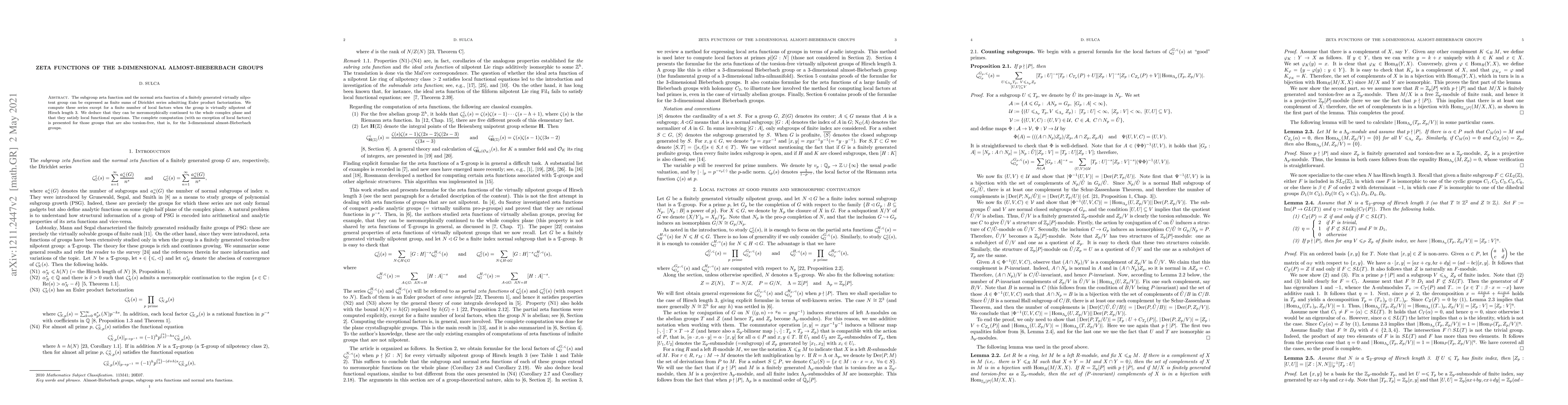 Thumbnail for Zeta functions of the 3-dimensional almost-Bieberbach groups
