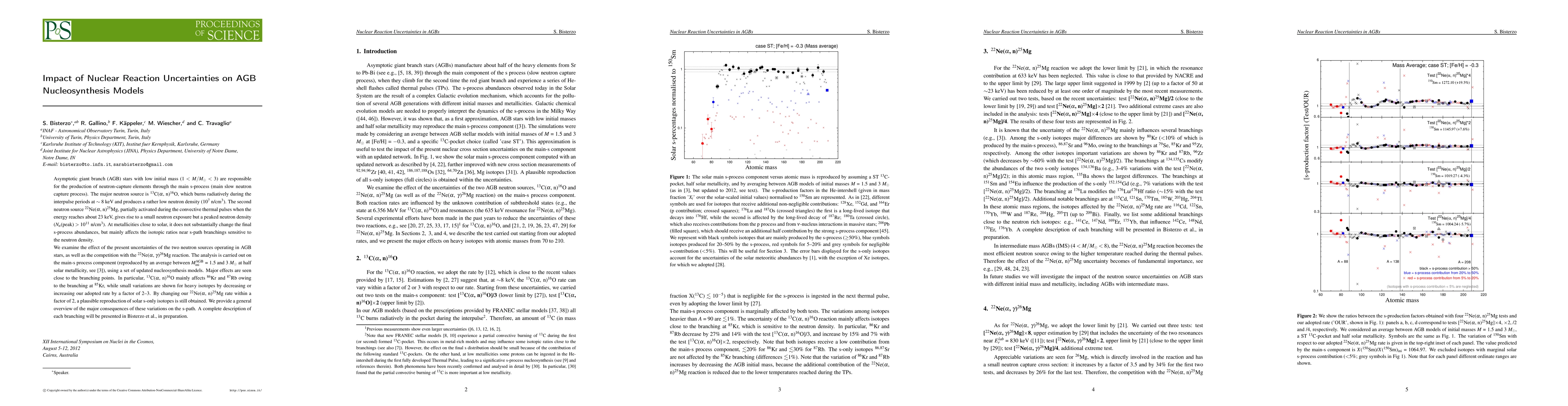 Thumbnail for Impact of Nuclear Reaction Uncertainties on AGB Nucleosynthesis Models