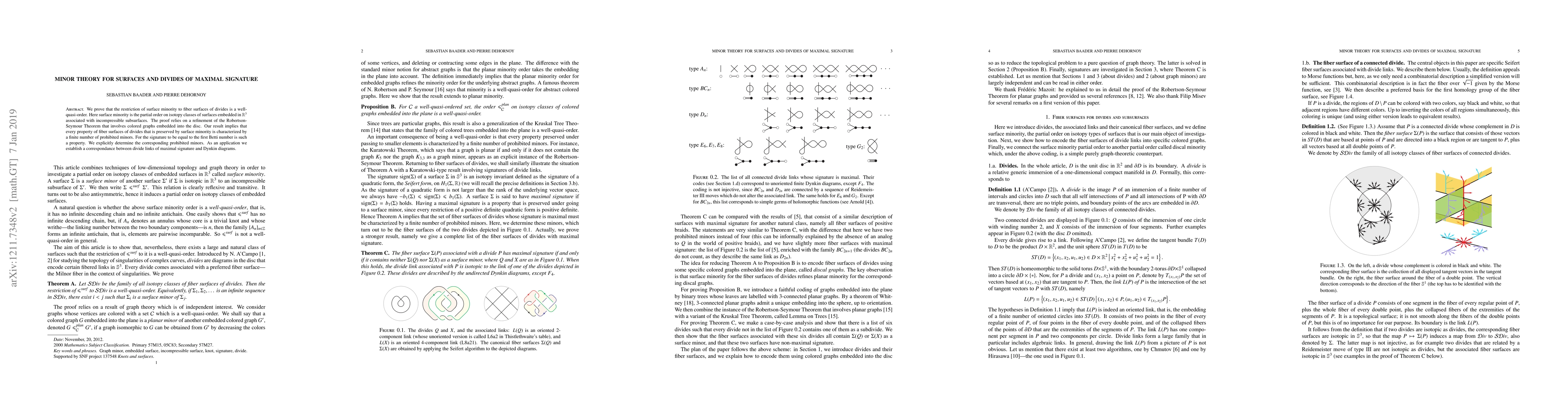 Thumbnail for Minor theory for surfaces and divides of maximal signature