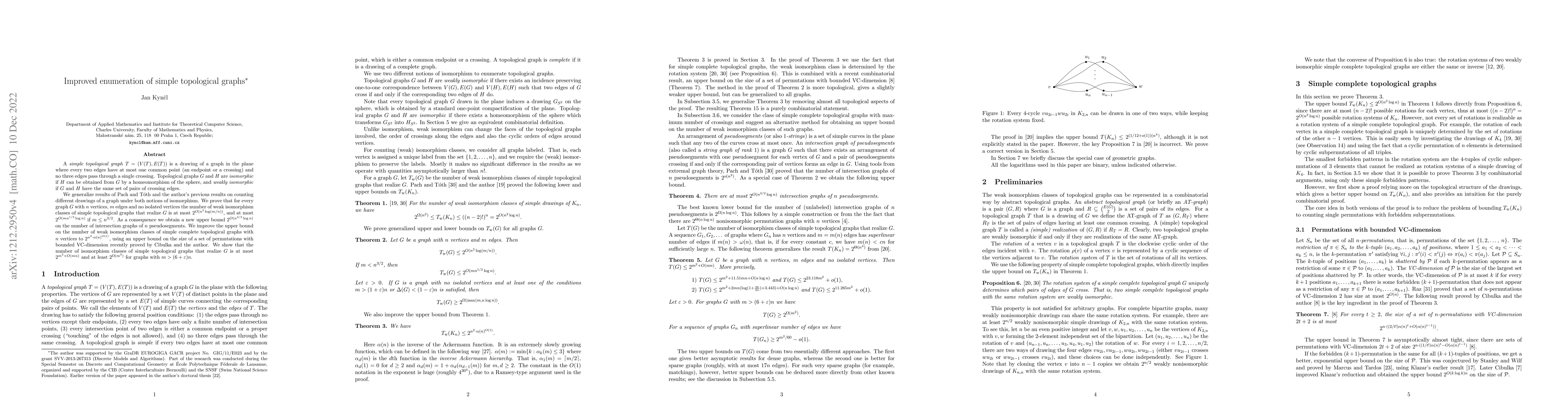 Thumbnail for Improved enumeration of simple topological graphs