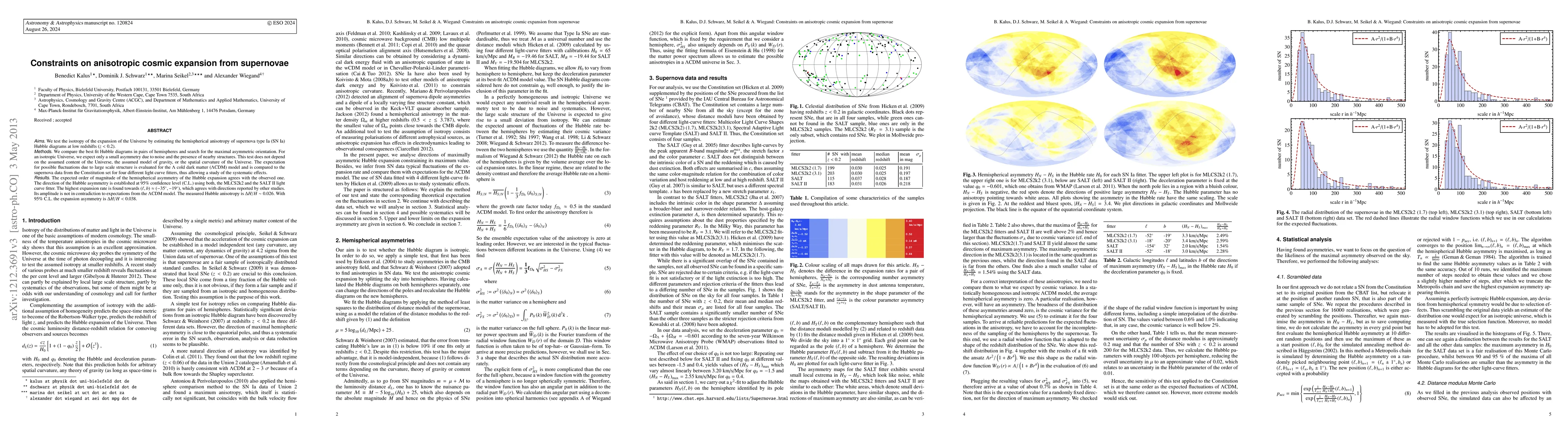 Thumbnail for Constraints on anisotropic cosmic expansion from supernovae
