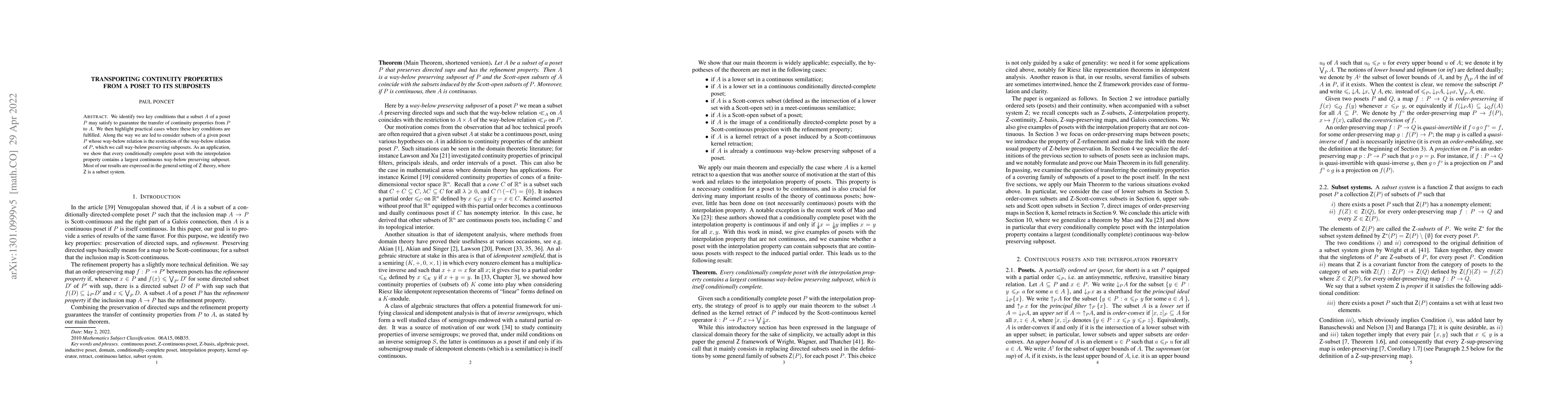 Thumbnail for Transporting continuity properties from a poset to its subposets