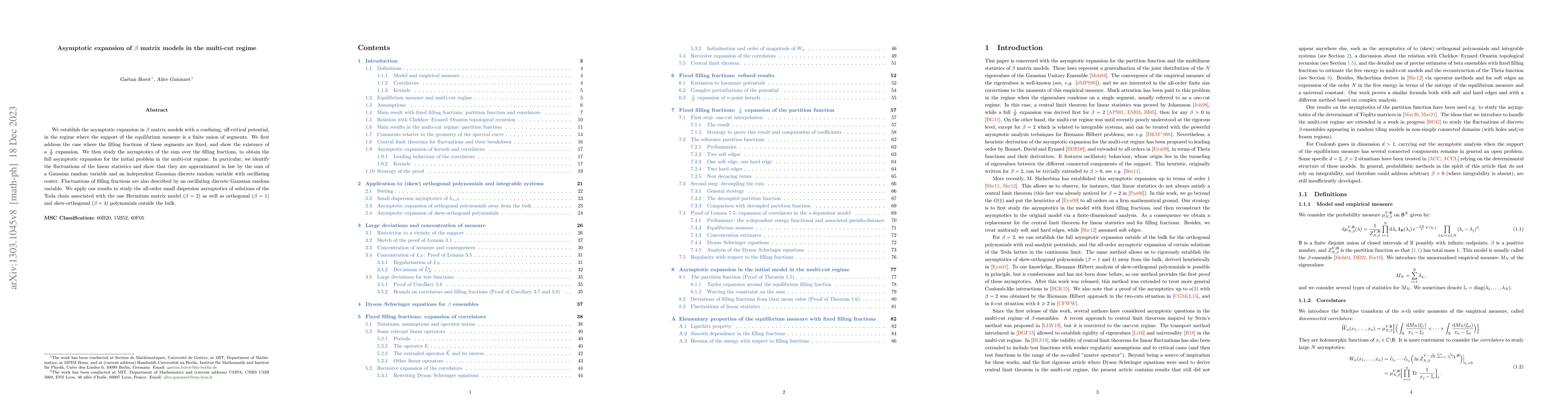 Thumbnail for Asymptotic expansion of beta matrix models in the multi-cut regime