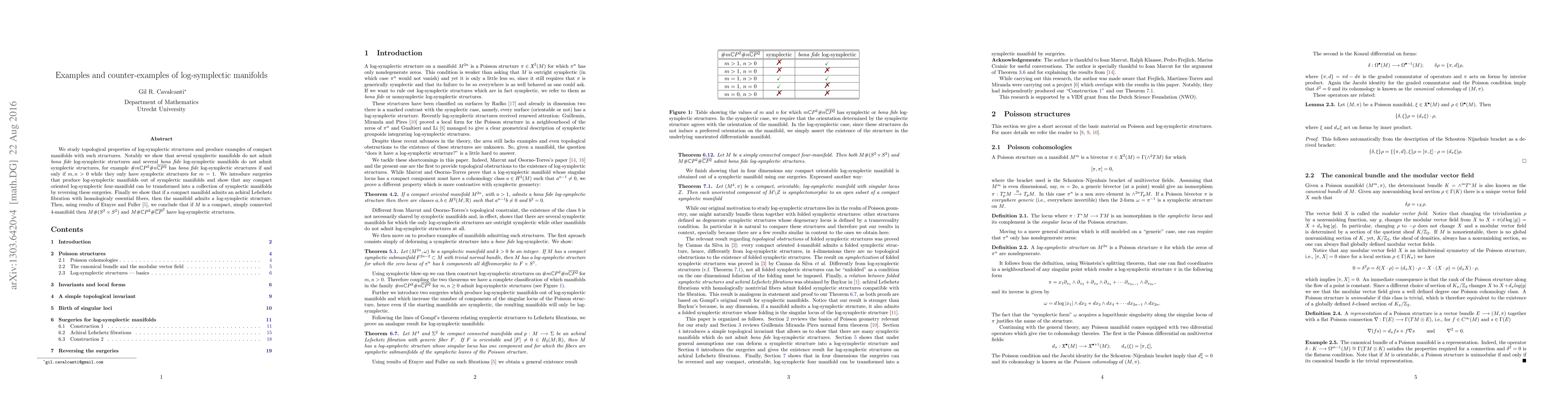 Thumbnail for Examples and counter-examples of log-symplectic manifolds