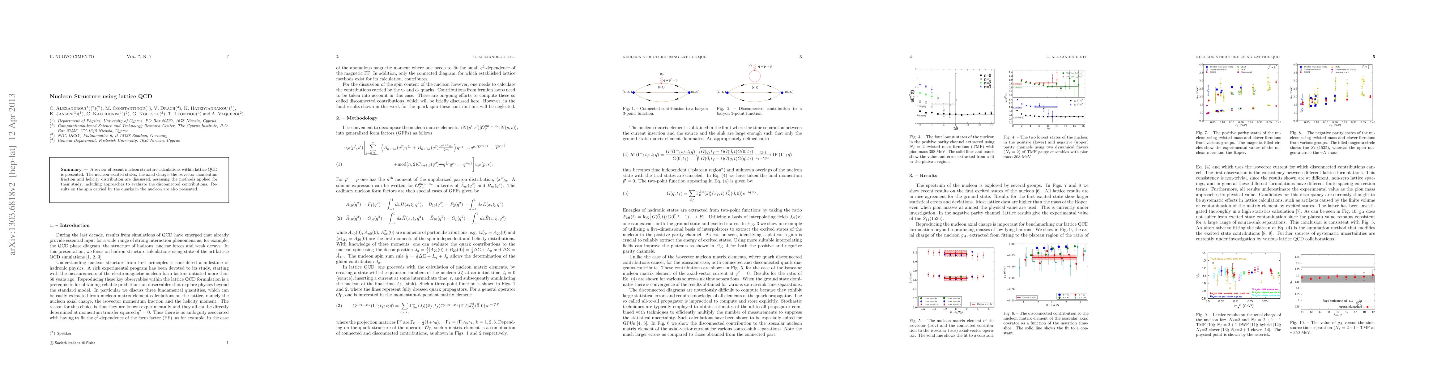 Thumbnail for Nucleon Structure using lattice QCD