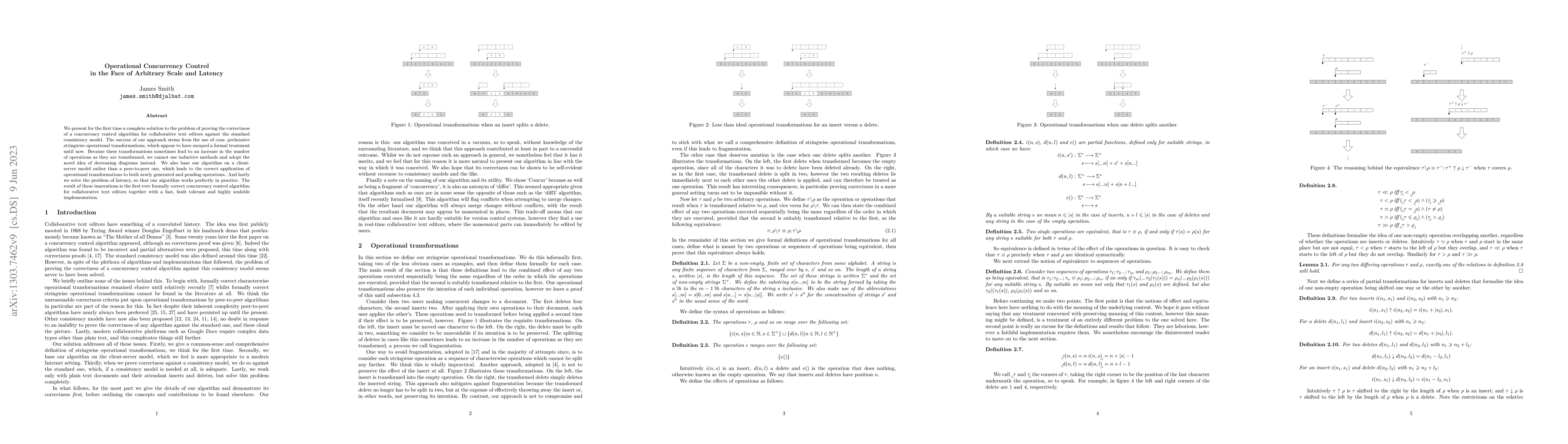 Thumbnail for Operational Concurrency Control in the Face of Arbitrary Scale and
  Latency