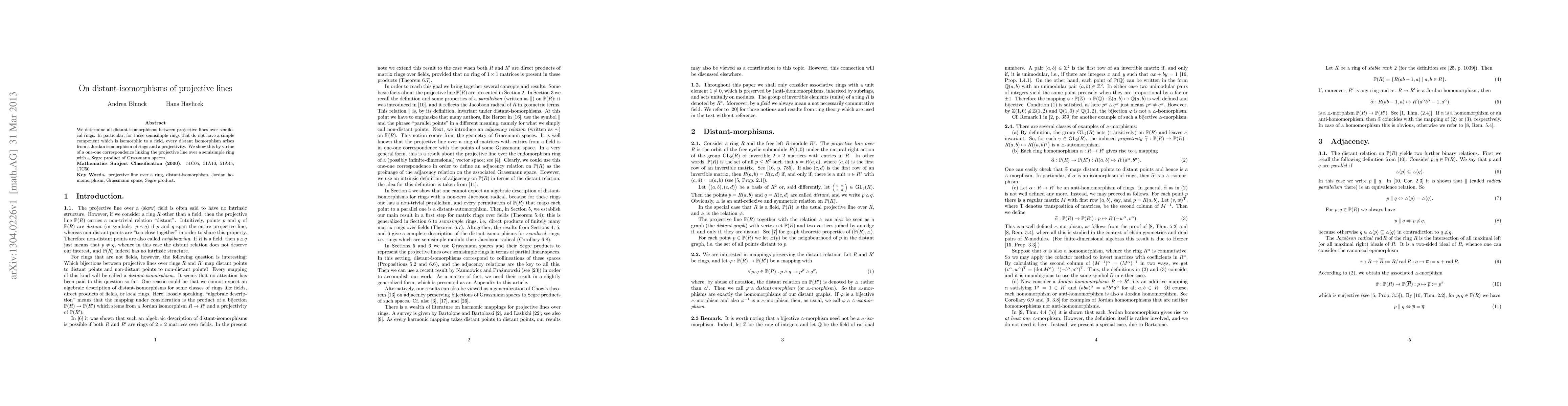 Thumbnail for On distant-isomorphisms of projective lines