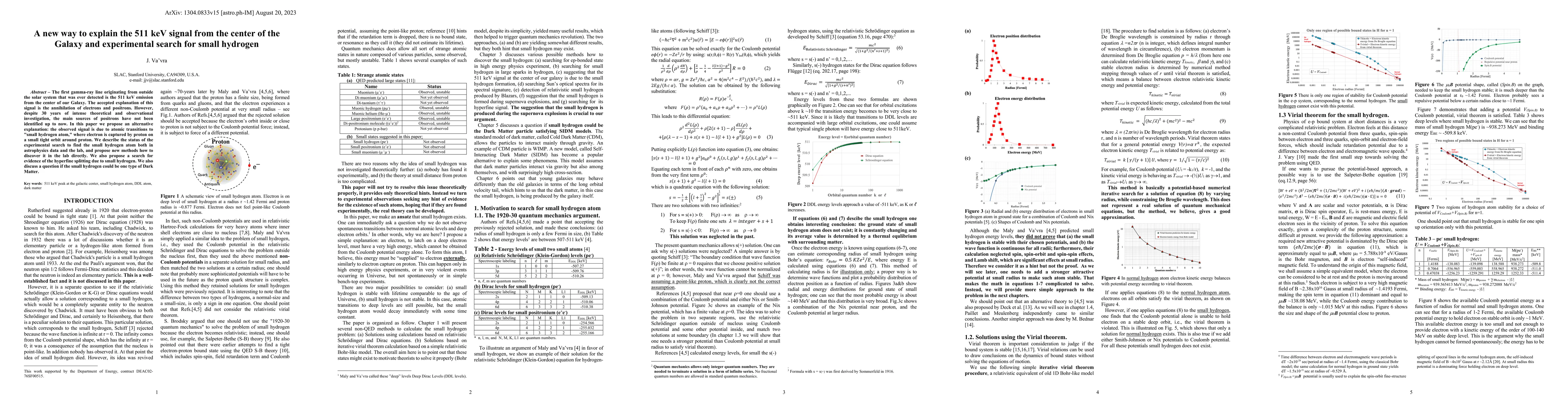 Thumbnail for A new way to explain the 511 keV signal from the center of the Galaxy
  and experimental search for small hydrogen
