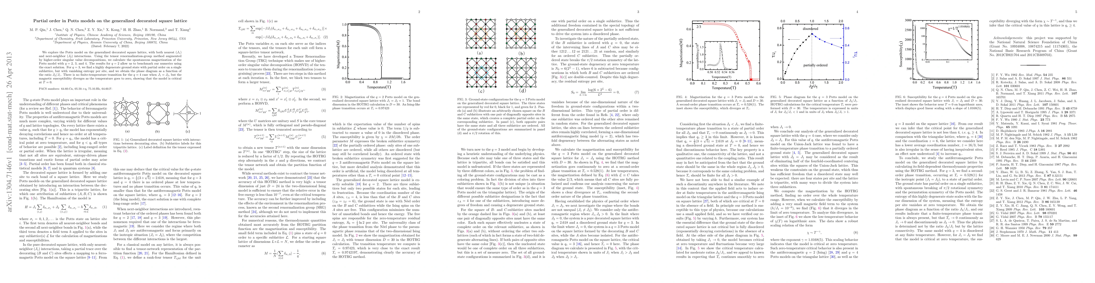 Thumbnail for Partial order in Potts models on the generalized decorated square
  lattice