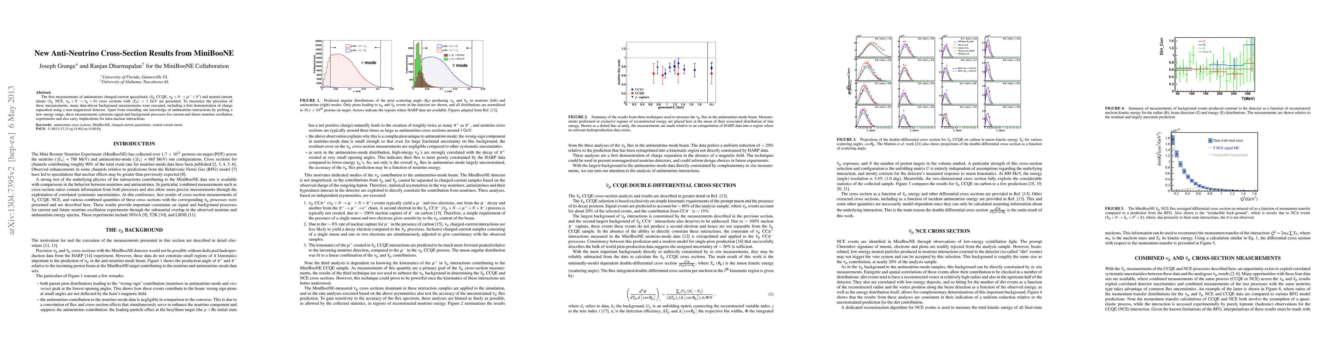 Thumbnail for New Anti-Neutrino Cross-Section Results from MiniBooNE