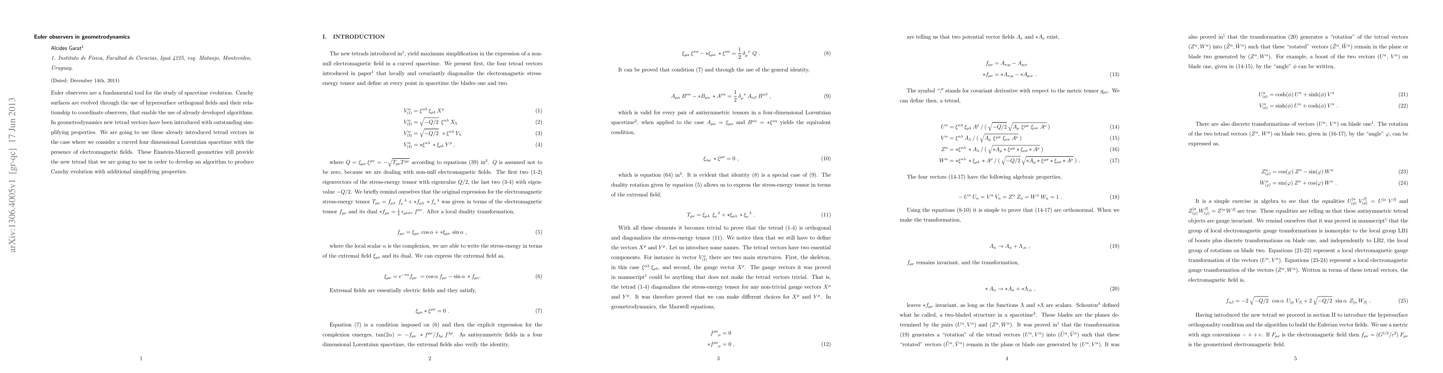 Thumbnail for Euler observers in geometrodynamics