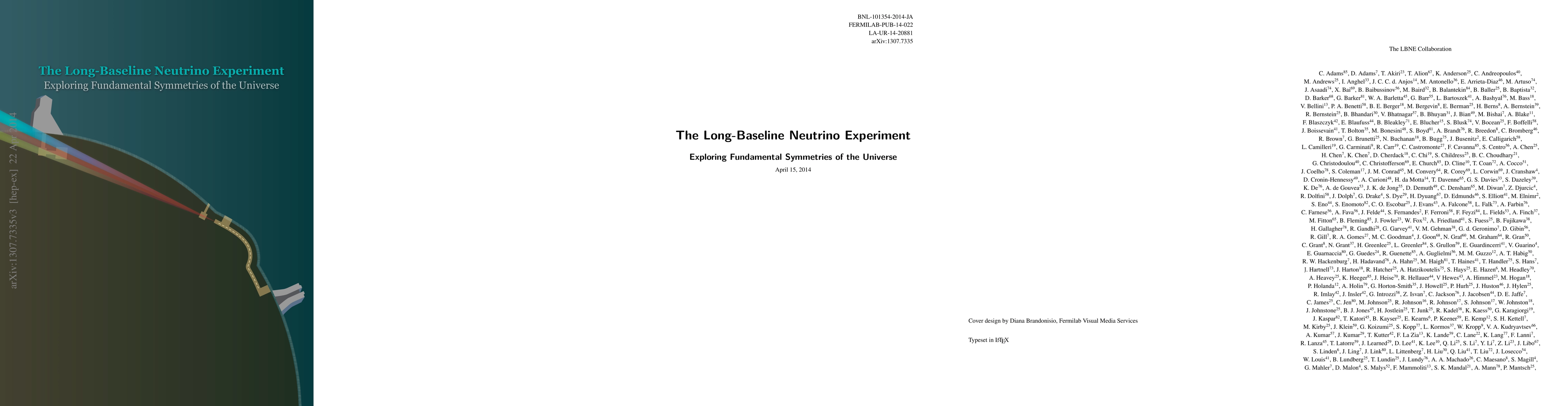 Thumbnail for The Long-Baseline Neutrino Experiment: Exploring Fundamental Symmetries
  of the Universe