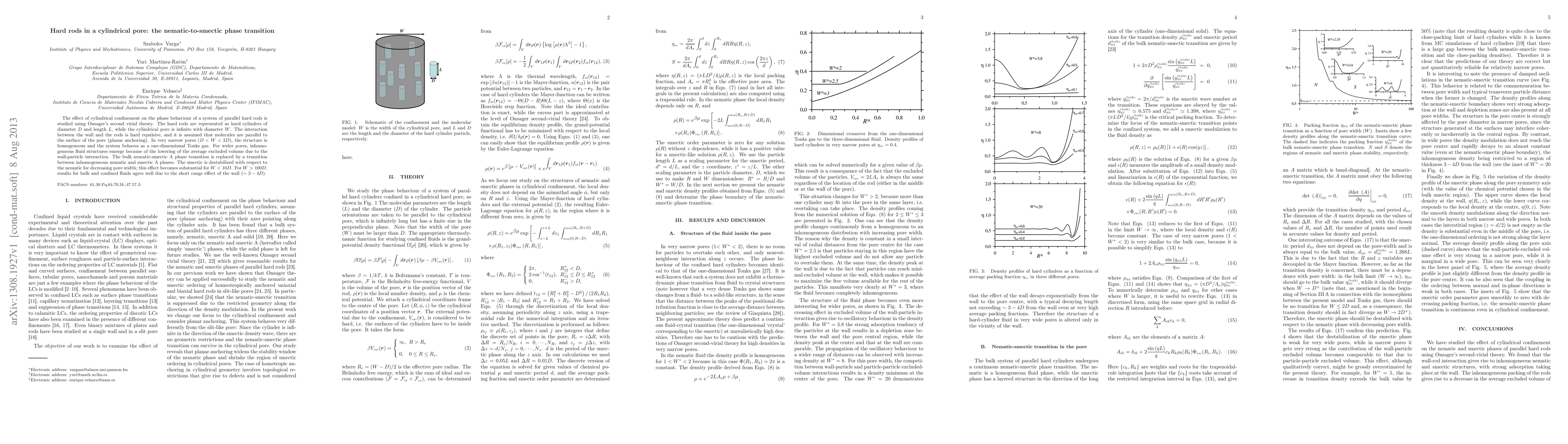 Thumbnail for Hard rods in a cylindrical pore: the nematic-to-smectic phase transition