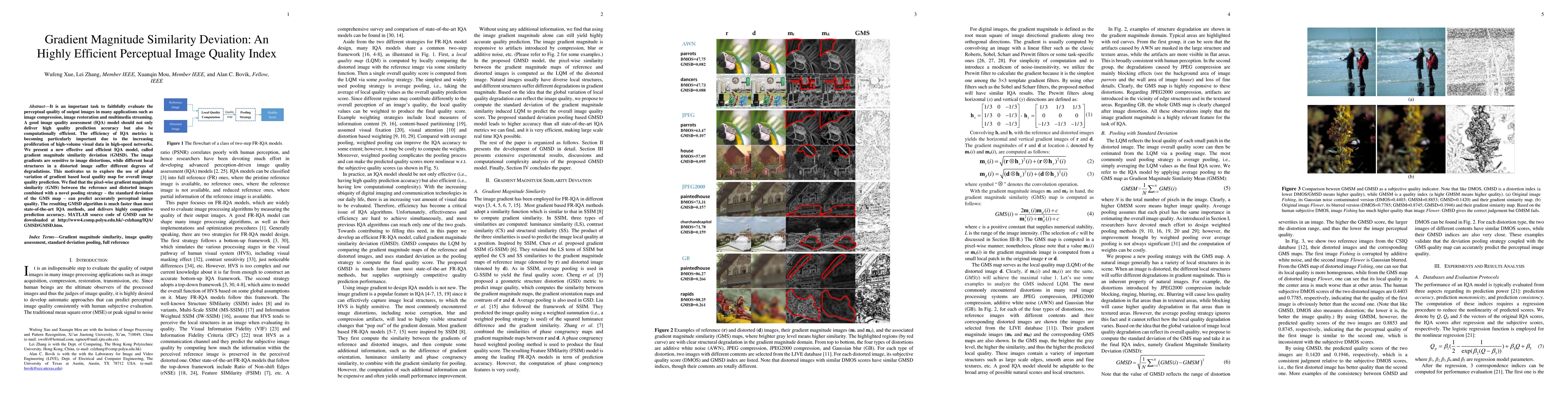 Thumbnail for Gradient Magnitude Similarity Deviation: A Highly Efficient Perceptual
  Image Quality Index