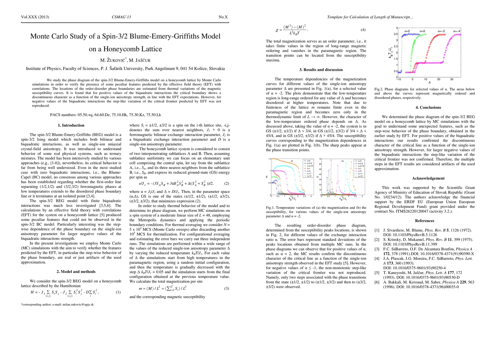 Thumbnail for Monte Carlo Study of a Spin-3/2 Blume-Emery-Griffiths Model on a
  Honeycomb Lattice