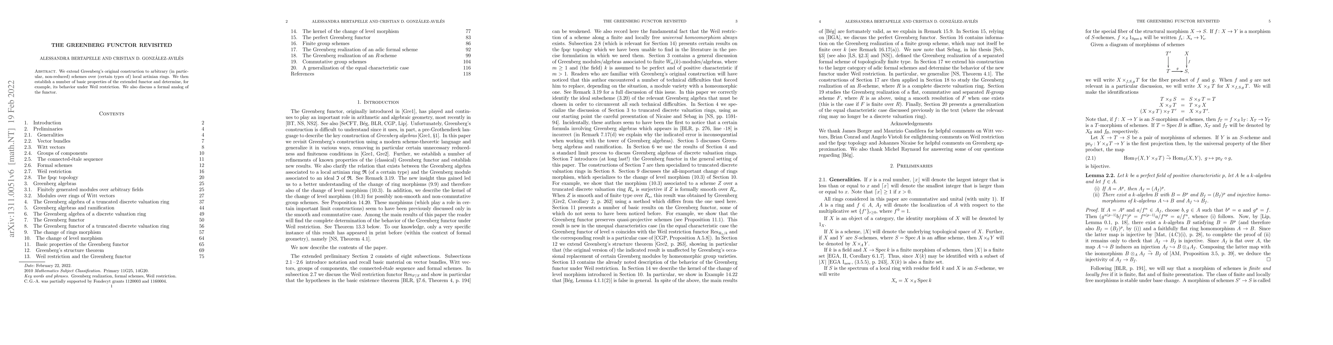 Thumbnail for The Greenberg functor revisited