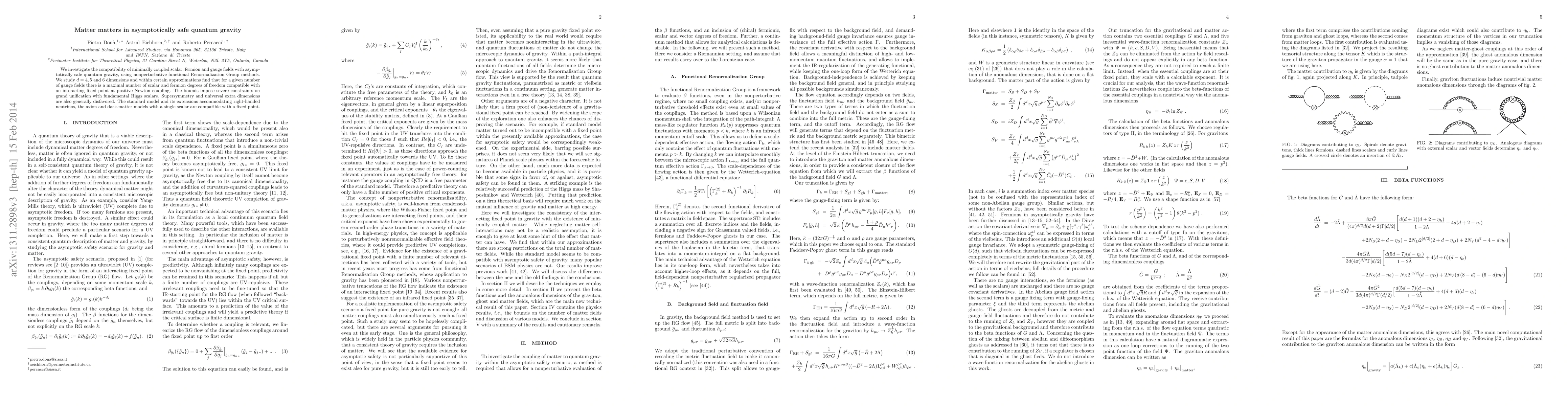Thumbnail for Matter matters in asymptotically safe quantum gravity