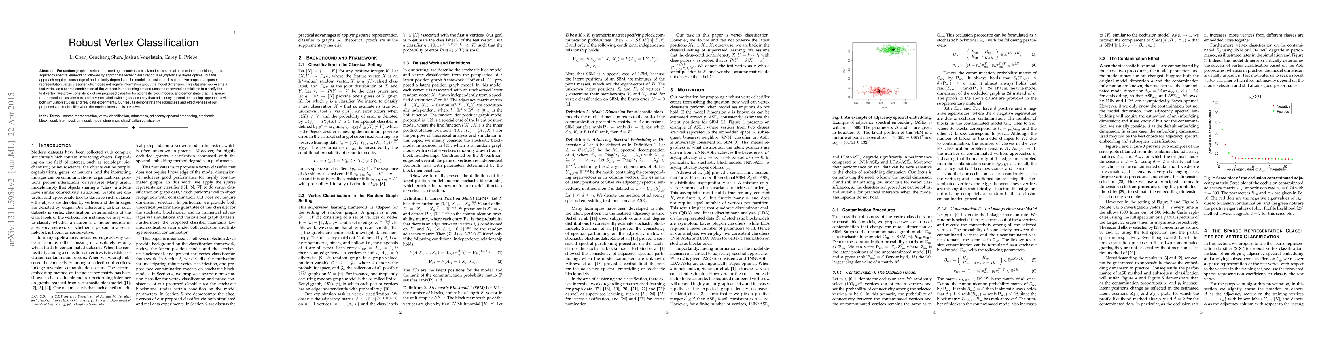 Thumbnail for Robust Vertex Classification